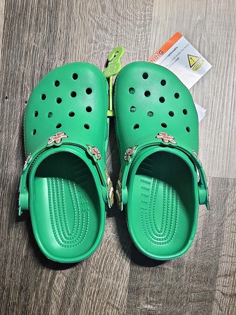 Crocs Holiday Lights Clog Green